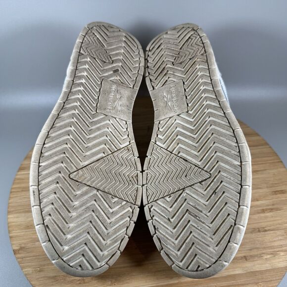 Reebok Women Tech G Geo Sneakers White Leather‎ Platform Sz 8.5 - Picture 6 of 8